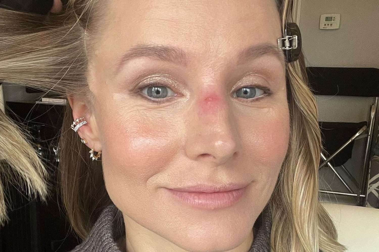 Kristen Bell, known for her comedic roles, recently revealed she got a nose injury while training jujitsu with her daughter.